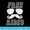 Funny Free Mustache Ride - PNG Download Clipart - Instant Access To Downloadable Files