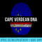 Cape Verdean DNA T Cape Verde Flag - Transparent Shirt Design - Versatile And Customizable Designs