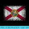 Vintage Grunge State of Florida Flag - PNG Download Design - Capture Imagination with Every Detail