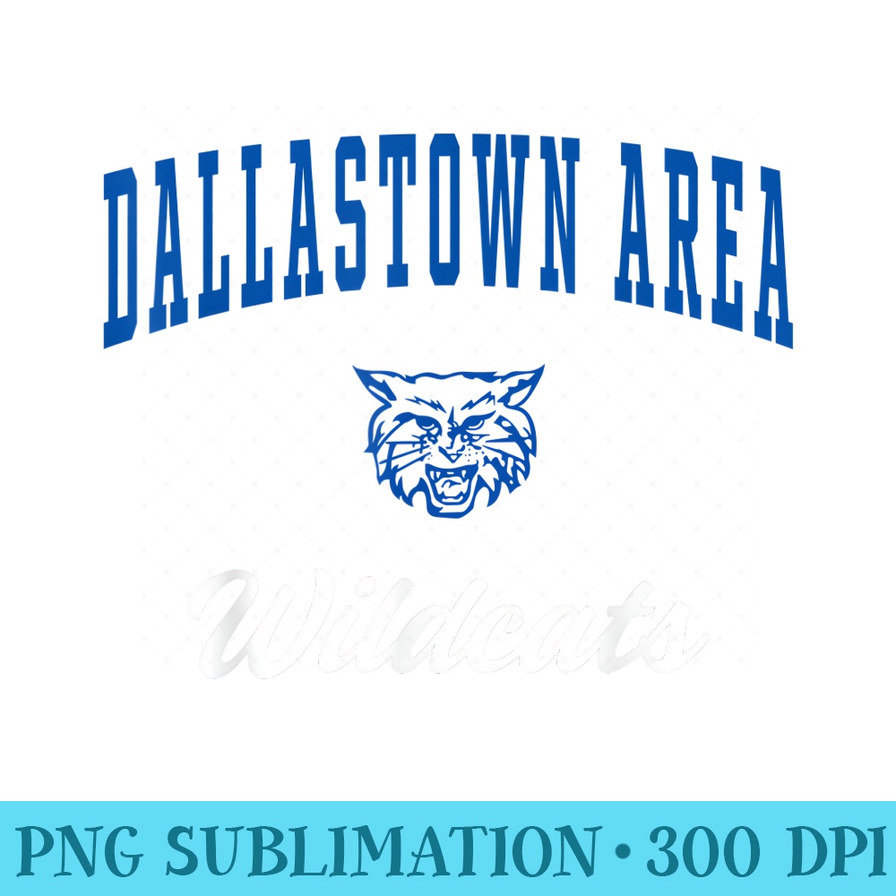 Dallastown Area High School Wildcats T C3 - PNG Download Button - Eco Friendly And Sustainable Digital Products
