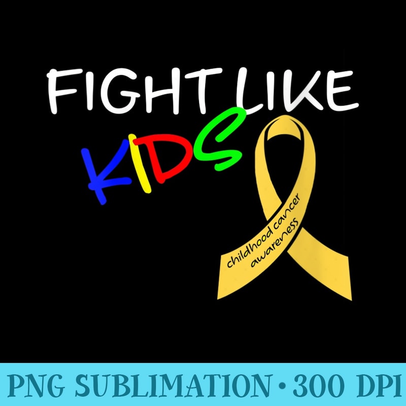 s Fight Like Childhood Cancer Awareness Month Gold Ri - Sublimation backgrounds PNG - Unleash Your Creativity