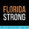 s Florida Strong - Blank Shirt Template PNG - Instantly Transform Your Sublimation Projects