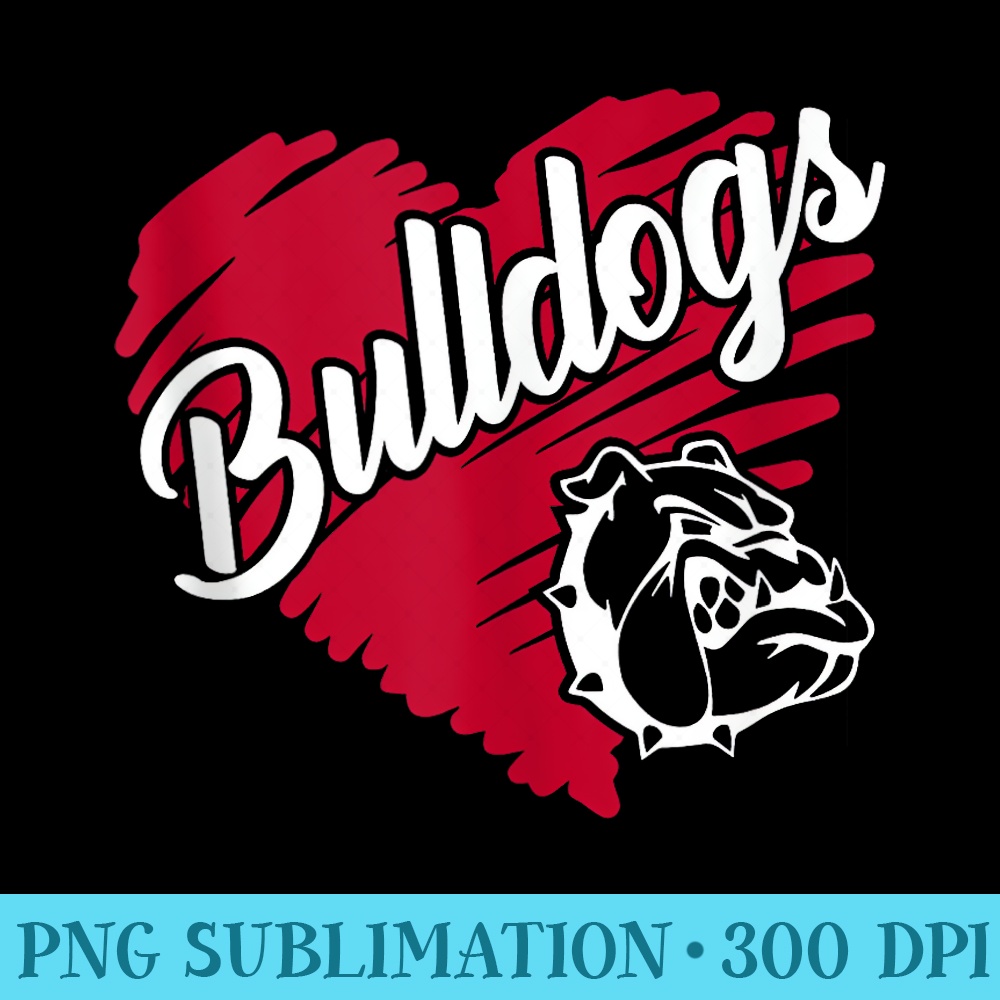 Bulldog Team Mascot School Spirit Go Dawgs For Men - High resolution PNG download - Perfect for Creative Projects