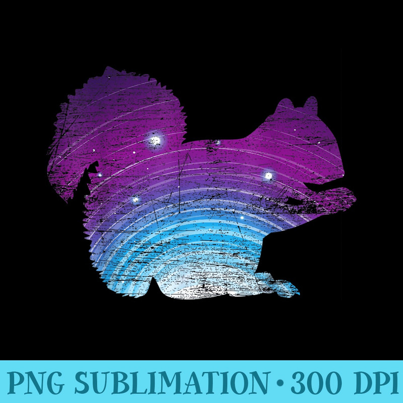 Galaxy Squirrel Out Of Space Stars Astronomy Squirrel - PNG Download Collection - Vibrant and Eye-Catching Typography