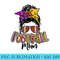 Football Mom Purple and Gold - Sublimation PNG Designs - Instantly Transform Your Sublimation Projects