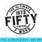 1973 50th Birthday FIFTY The Ultimate F Word - PNG Download Button - Spice Up Your Sublimation Projects