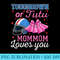 Touchdown or Tutu Mommom Loves You Football Gender Reveal - High resolution PNG download - Easy-To-Print And User-Friendly Designs