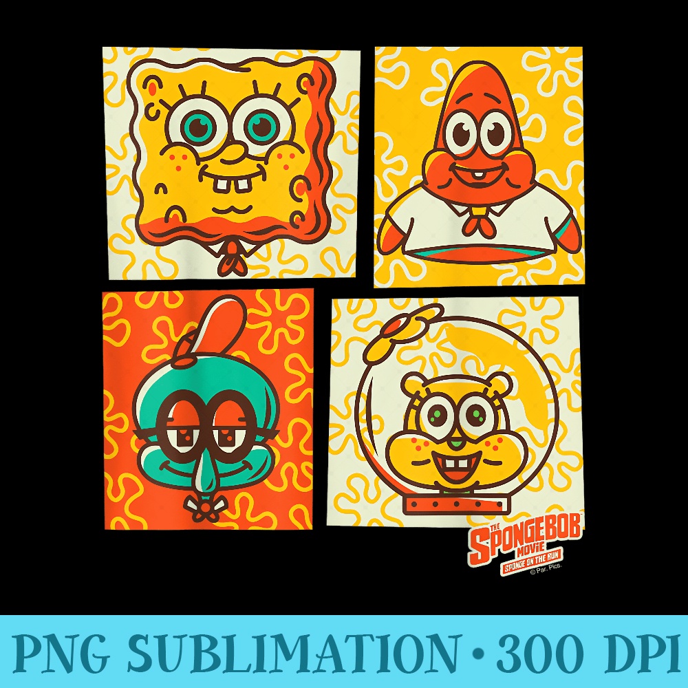 SpongeBob SquarePants Sponge On The Run Cute Box Up - PNG design assets - Defying the Norms