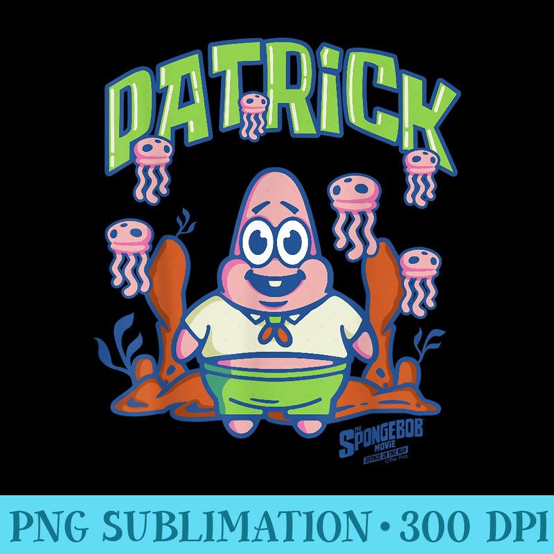 SpongeBob SquarePants Sponge On The Run Patrick - PNG File Download - Perfect for Personalization