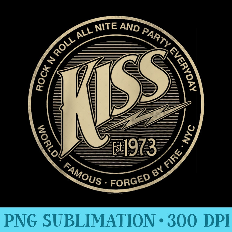 KISS World Famous Raglan Baseball - PNG Clipart Download - Stunning Sublimation Graphics