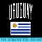 Uruguay Flag Uruguayan Football Soccer Fan Men - PNG Download - Create with Confidence