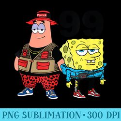 spongebob squarepants 99 patrick and spongebob - png download vector