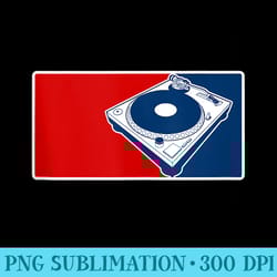 dj turntable record player - png download template