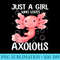 Just A Girl Who Loves Axolotls Kawaii Anime Girls nager - PNG Download Transparent Background - Boost Your Success with this Inspirational PNG Download