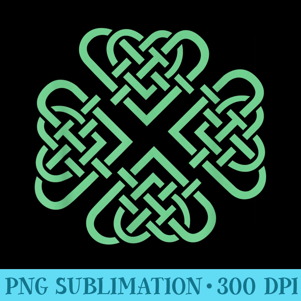 Celtic Knot Shamrock - Download PNG Pictures - Unleash Your Inner Rebellion
