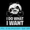 I Do What I Want Sassy Panda Bear Censored Middle Finger Fun - PNG Download Library - Defying the Norms