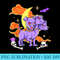 Kawaii Pastel Goth Cute 3 Headed Dog Cerberus Halloween Bats - Download High Resolution PNG - Bring Your Designs to Life