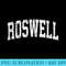 Roswell Georgia GA Vintage Athletic Sports Design - Shirt Template Transparent - Create with Confidence