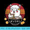 Alpaca Ramen Noodle Lover Kawaii Japanese Anime Foodie Retro - Unique Sublimation patterns - Limited Edition And Exclusive Designs