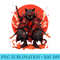 Anime Manga Graphic Cool Japanese Modern Samurai Cat - PNG Download High Quality - Unlock Vibrant Sublimation Designs