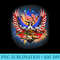 Donald Trump Riding Eagle Next US President 2024 Epic Battle - High Quality PNG Download - Perfect for Sublimation Art