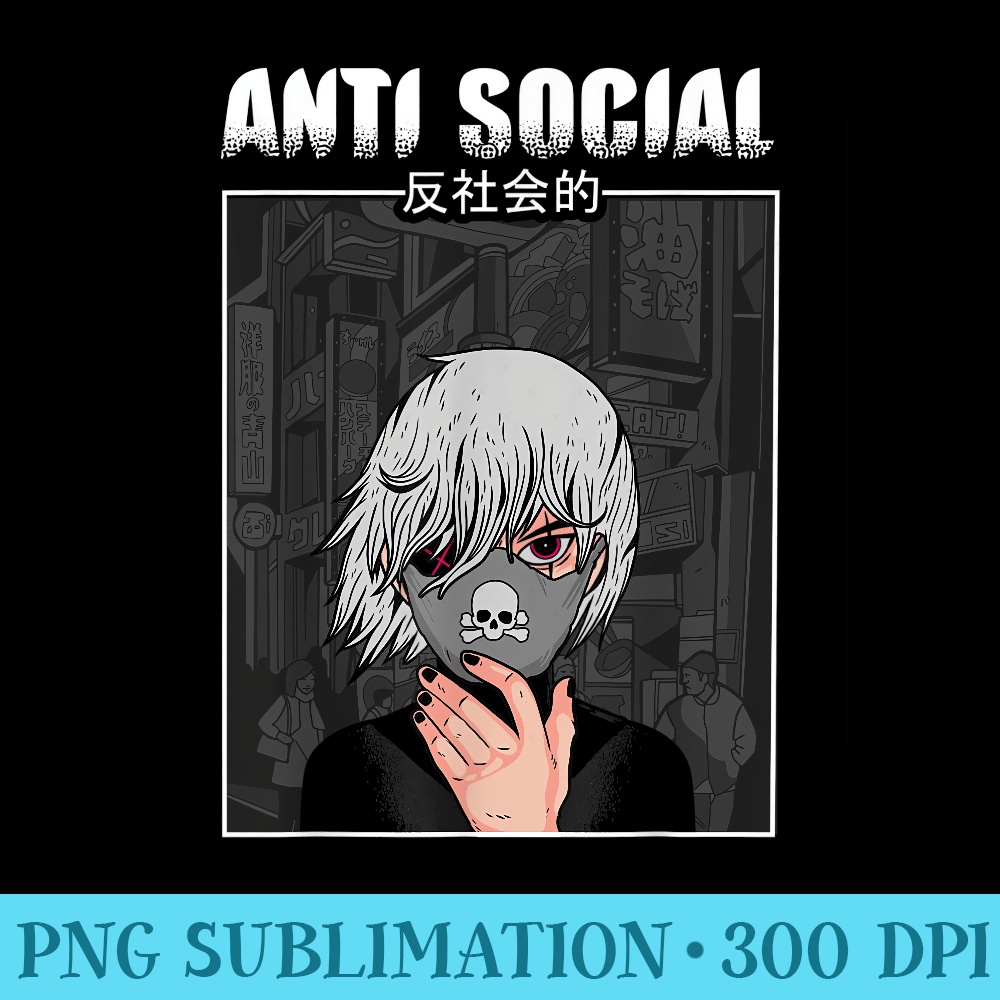 Sad Anime Japanese Art Harajuku Retro Vaporwave Aesthetic - PNG Design Files - Create with Confidence