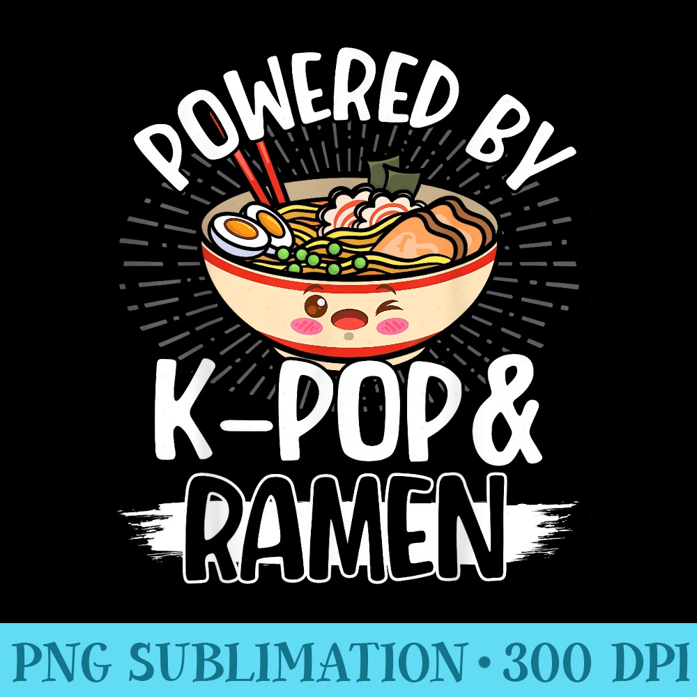 Powered By Ramen KPop - PNG Clipart Download - High Resolution And Print-Ready Designs