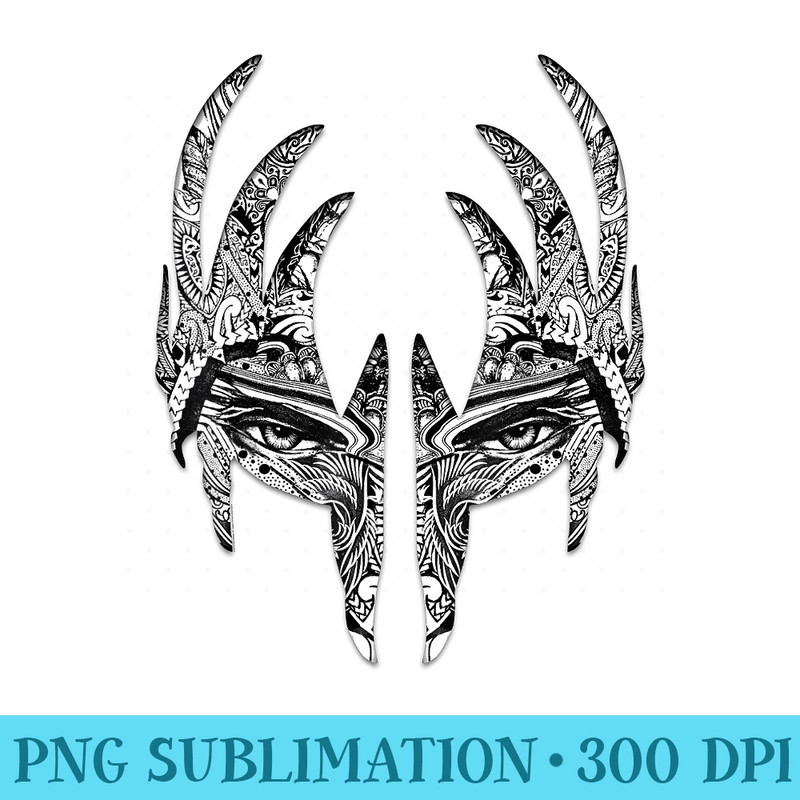 KISS Tribal Demon - Download PNG Files - Perfect for Personalization