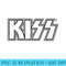 KISS Outline Logo Raglan Baseball - PNG Download Website - Bold & Eye-catching