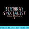 s Birthday Specialist, Funny Labor and Delivery - PNG Graphic Download - Bold & Eye-catching