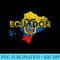 s Ecuadorian Map and Flag Souvenir Distressed Ecuador - PNG Image File Download - Unleash Your Inner Rebellion