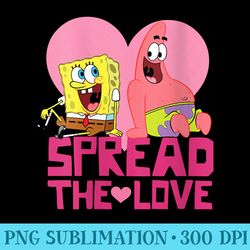 s spongebob and patrick spread the love - png download source