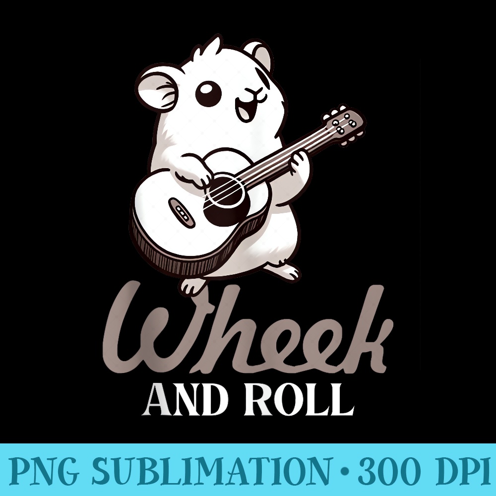 Cute Wheek And Roll Guinea Pigs Lover Graphic Cavy - Sublimation clipart PNG - Capture Imagination with Every Detail