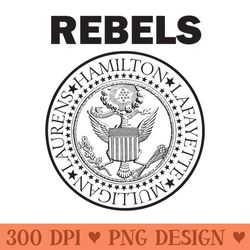 hamilton rebels broadway musical theatre - png download source