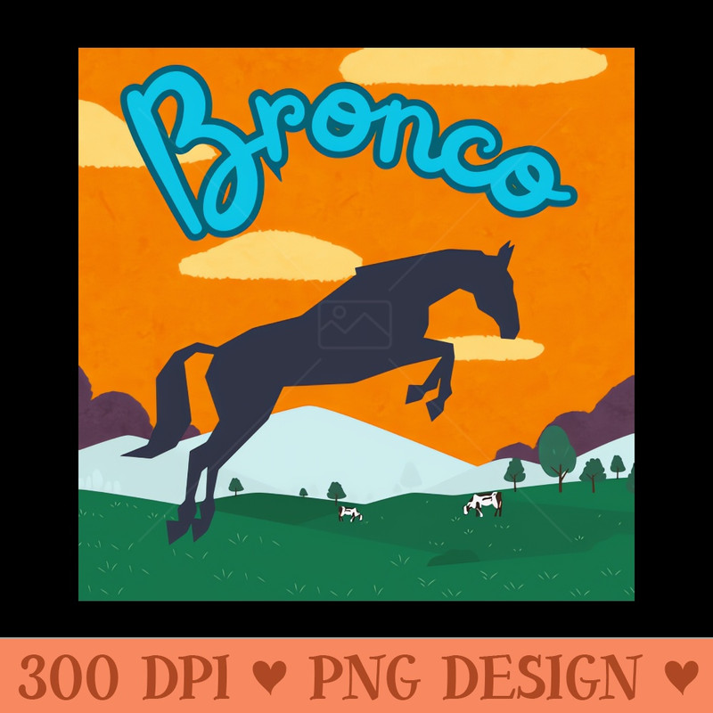 Bronco - Sublimation patterns PNG - Enhance Your Apparel with Stunning Detail