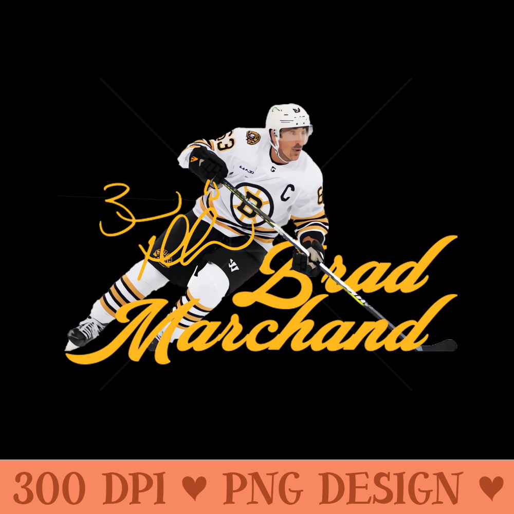 Brad Marchand - Sublimation graphics PNG - Boost Your Success with this Inspirational PNG Download