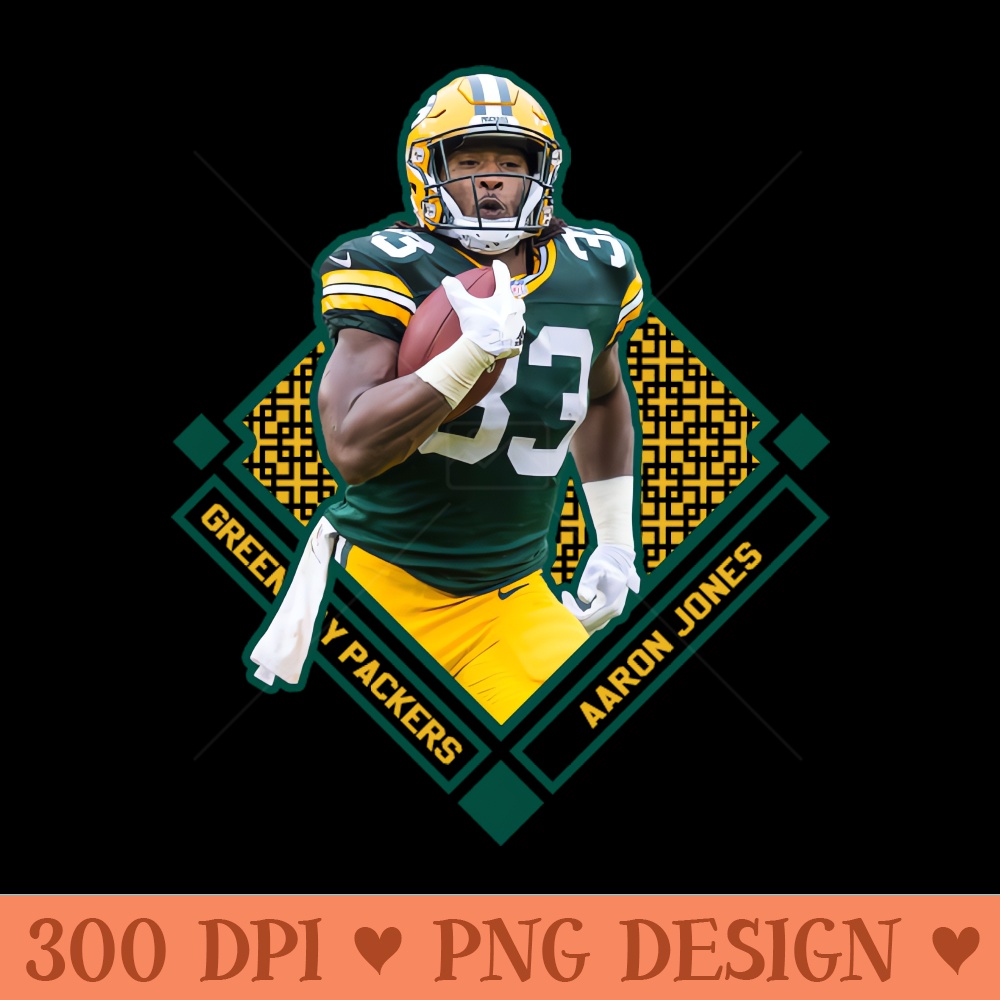 Aaron Jones Diamond Style - PNG Clipart Download - Lifetime Access To Purchased Files
