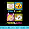 s CN Adventure Time Finn Jake Fionna Cake Box Up - Transparent Shirt Clip Art - Easy-To-Print And User-Friendly Designs