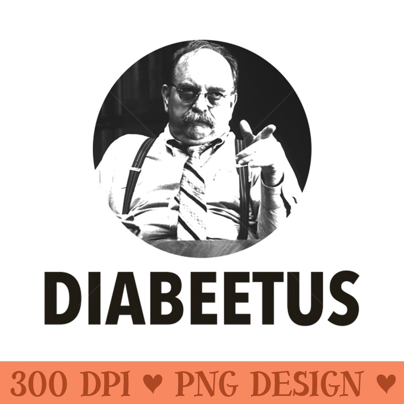 Diabeetus Wilford Brimley Pencil Drawing Style - PNG Download Website - Lifetime Access To Purchased Files