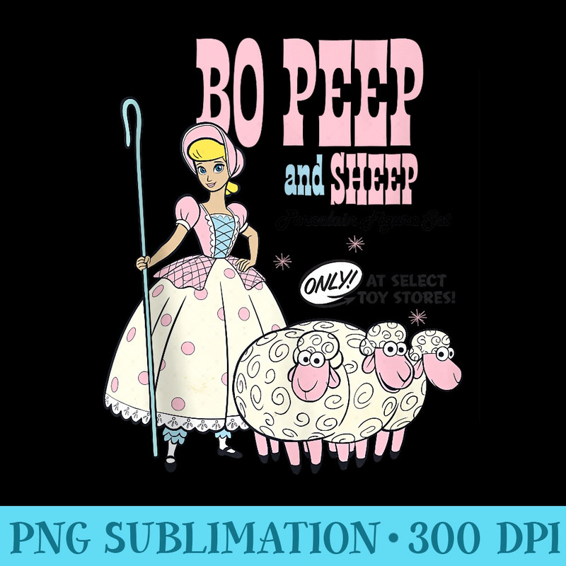Disney Pixar Toy Story Bo Peep and Sheep Collection - PNG Download Collection - Unleash Your Inner Rebellion