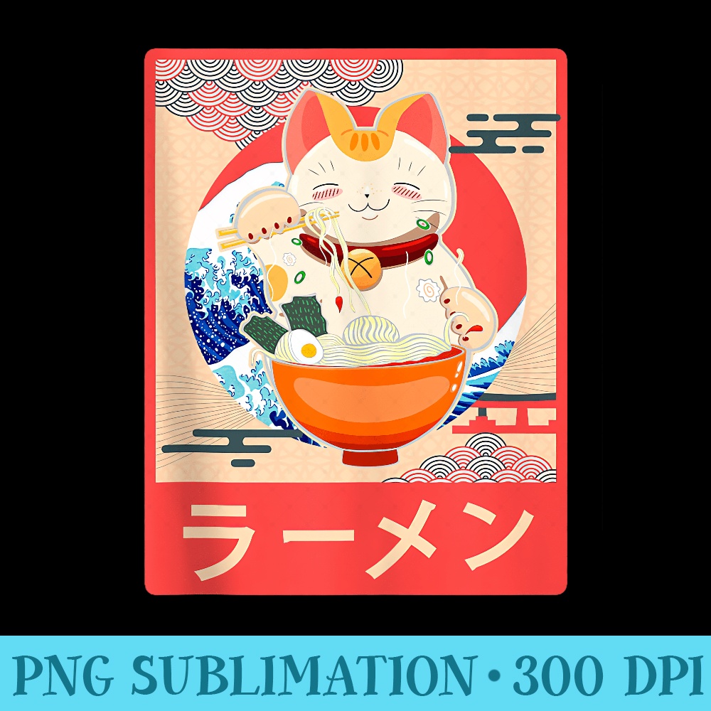 Ramen Cat Kawaii Anime Japanese Food Girls ns - PNG Download Clipart - Lifetime Access To Purchased Files