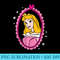 Disney Princess Sleeping Beauty Aurora Portrait - Shirt Template Transparent - Premium Quality PNG Artwork