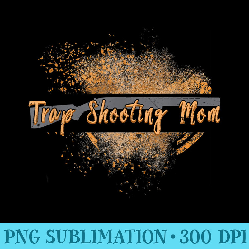 Trap Shooting Mom Exploding Clay Dust For Trap Shooters - PNG Download Icon - Perfect for Creative Projects