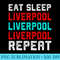 Liverpool Eat Sleep Liverpool England Vintage Fan - Sublimation printables PNG download - Unique And Exclusive Designs