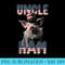 Uncle Ham Uncle Sam Parody USA July 4th Patriotic Funny Pig - PNG Download Website - Bring Your Designs to Life