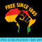 Free 1865 Juneteenth Freedom USA African Map America - PNG Clipart Download - Bold & Eye-catching