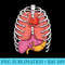 Hugging Anatomy Funny Skeleton Organ Hug - Sublimation clipart PNG - Eco Friendly And Sustainable Digital Products