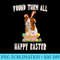 Funny Guinea Pig With cute Bunny Ears Easter Day Eggs Basket - Transparent PNG File Download - Limited Edition And Exclusive Designs