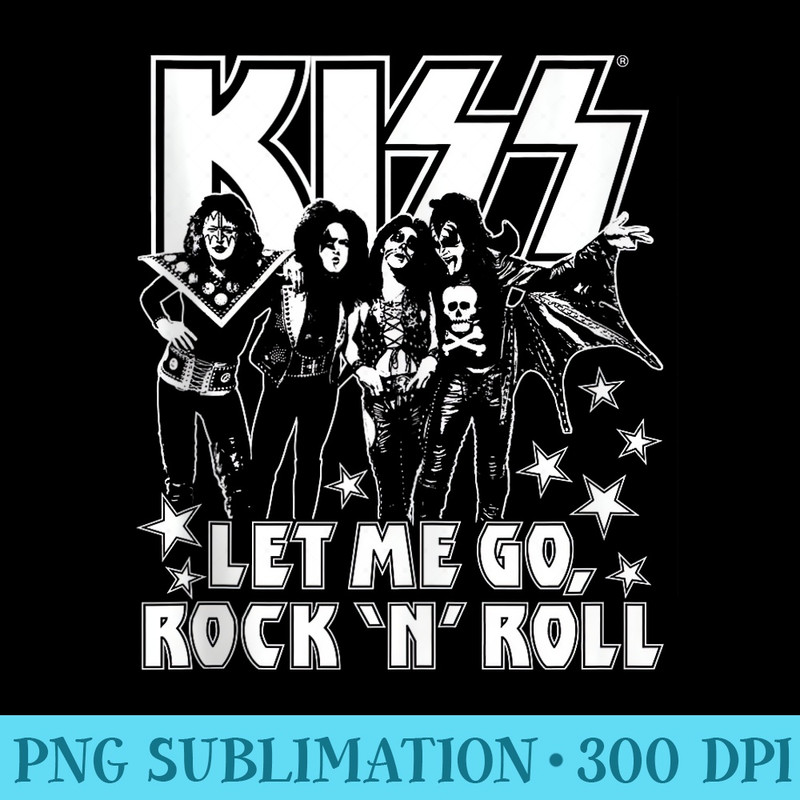 KISS Let Me Go - Download Transparent PNG Images - Lifetime Access To Purchased Files