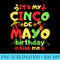 Funny Kiss Me ItS My Birthday Cinco De Mayo Raglan Baseball - Sublimation designs PNG - Unique And Exclusive Designs
